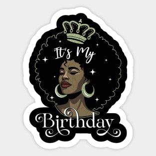 It's My Birthday Sticker